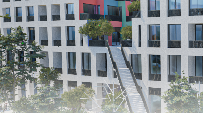 Ne zemer te zhvillimit te ri. Tirana boulevad.